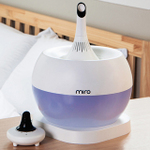 丸ごと洗えるから手入れが簡単！ 水に浮かべて使うタンクのない加湿器