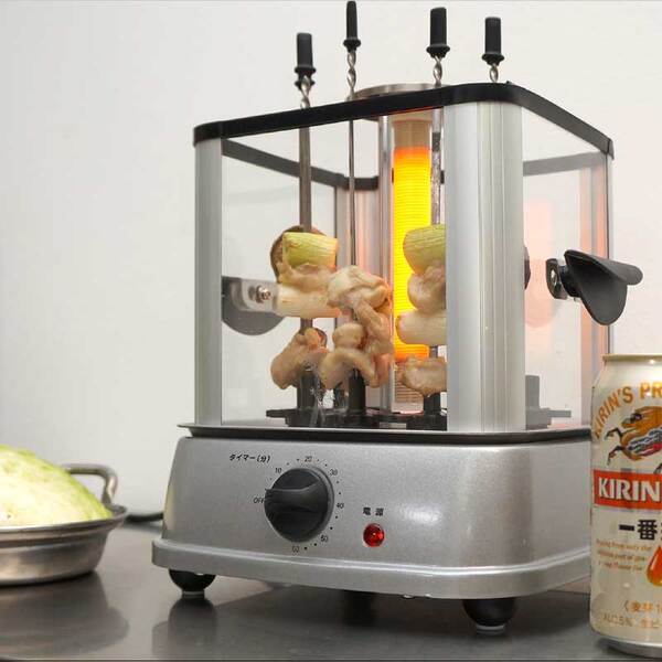 酷暑こそ、自宅で飲み屋の味が楽しめる「自家製焼き鳥メーカー」だ