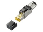 10GBASE-T対応のCAT6A適合LANケーブルを作れるシールドコネクター