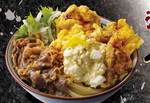 丸亀製麺「漢気！牛肉タル鶏天ぶっかけうどん」ボリューム満点“得サイズ”も